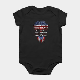 Raised in America with Puerto Rican Roots. Baby Bodysuit